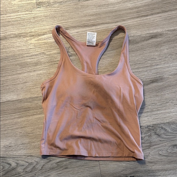 all in motion Tops - All in Motion Ribbed Tank Top in Light Brown